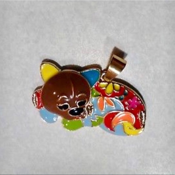 NWT BETSEY JOHNSON Colorful Enamel Dog - Picture 2 of 3